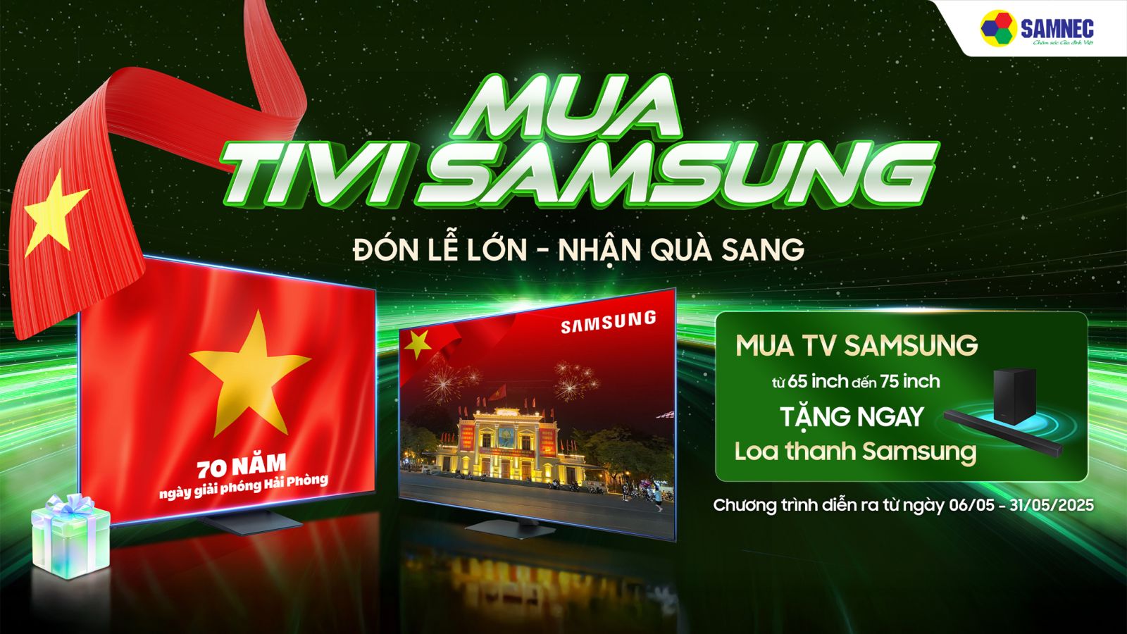 MUA TIVI SAMSUNG - ĐÓN LỄ LỚN - NHẬN QUÀ SANG 