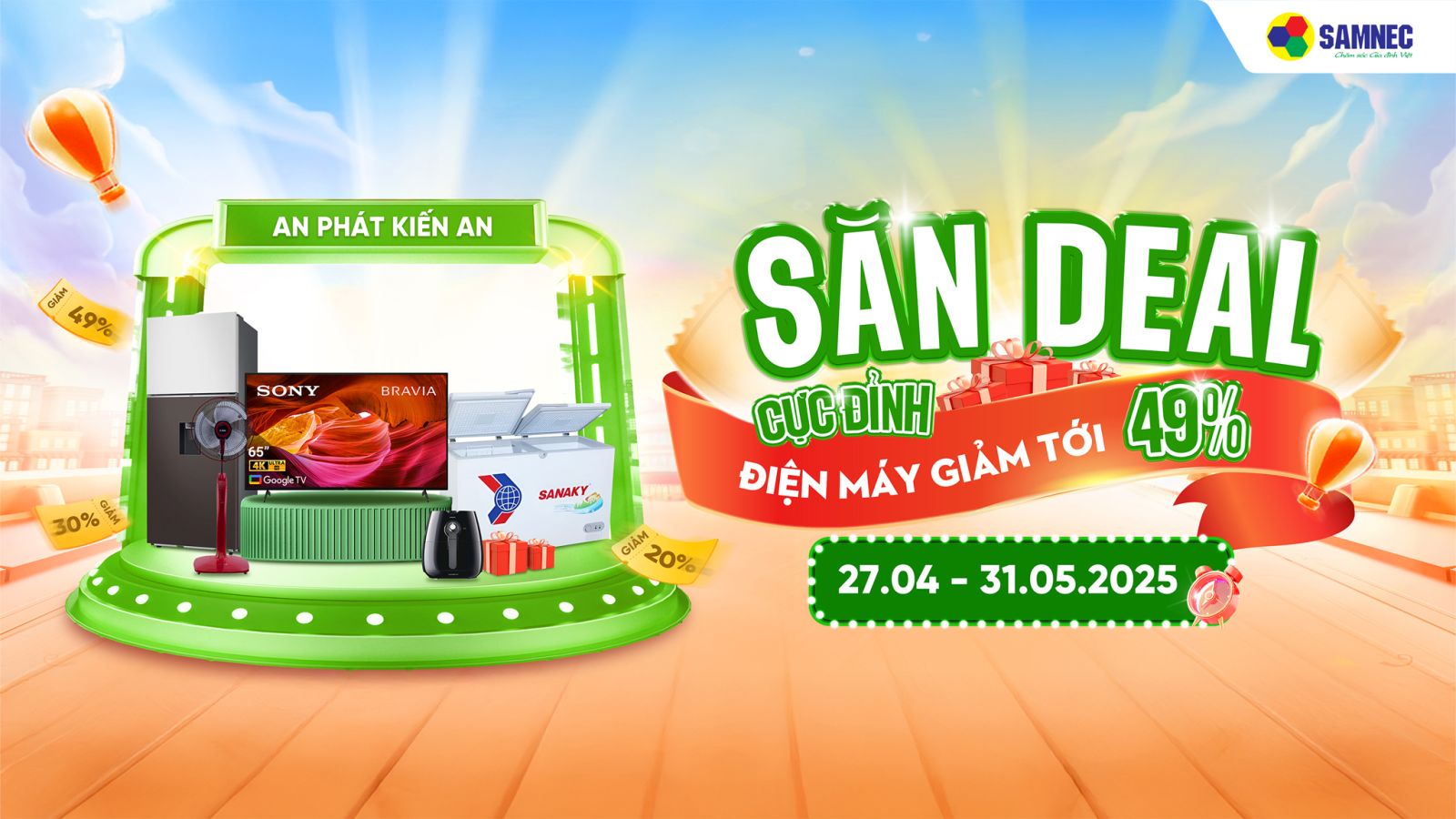 Săn deal cực đỉnh - Điện máy giảm tới 49