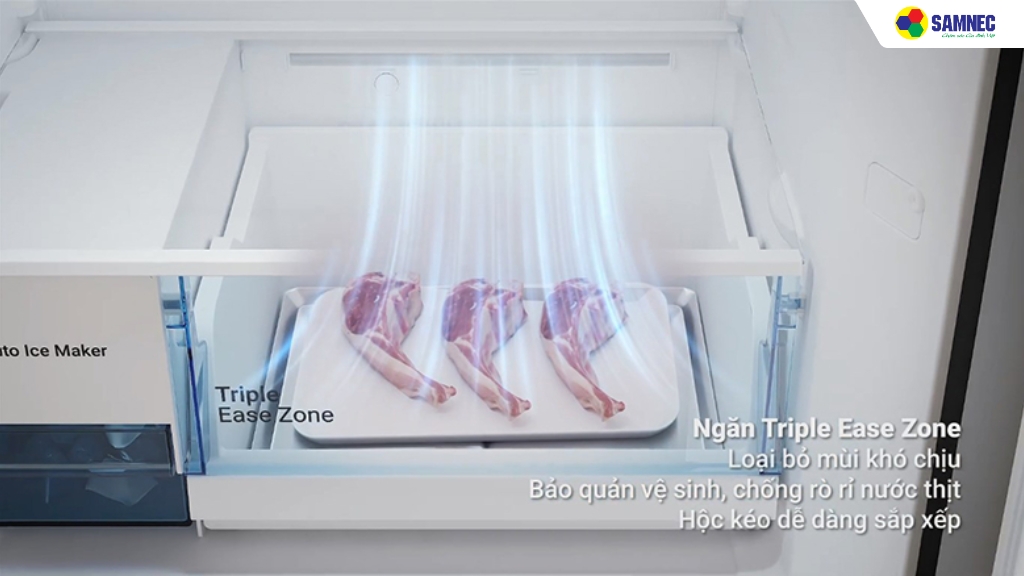 Ngăn Triple Ease Zone  HRTN6443SAGBKVN