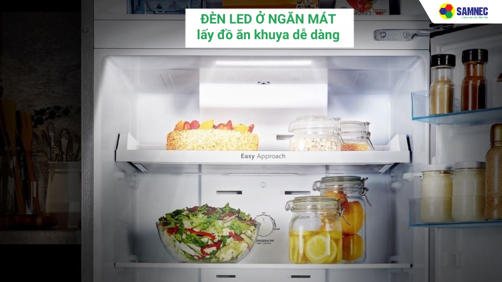 đèn led giúp lấy đồ ăn khuya