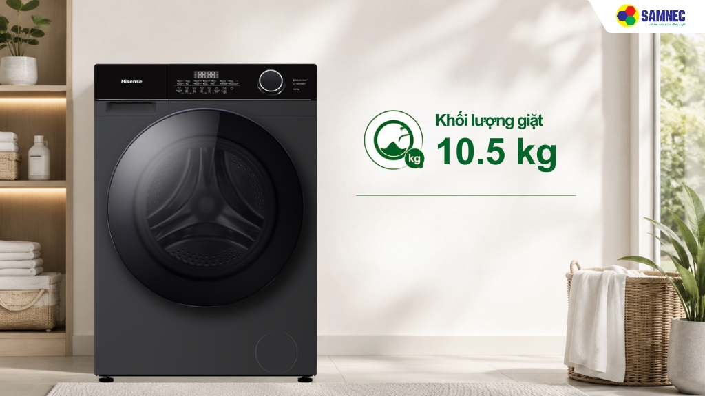 khối lượng giặt WF105M3