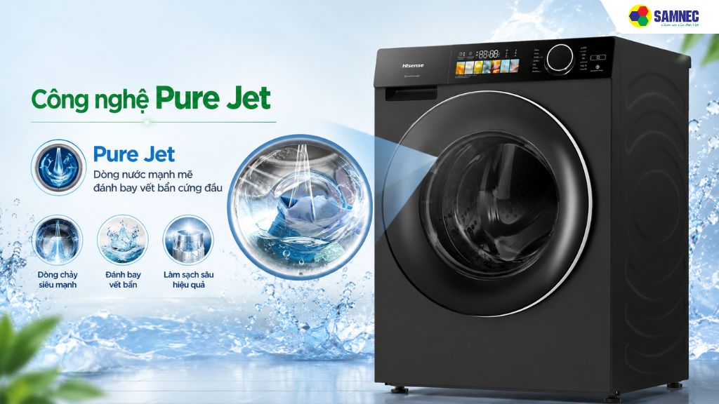 Pure Jet - Làm sạch mặt trong cửa