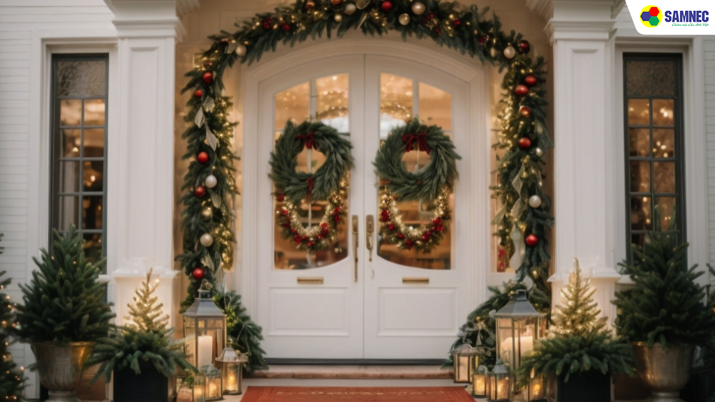 Trang trí nhà cửa đón Giáng Sinh