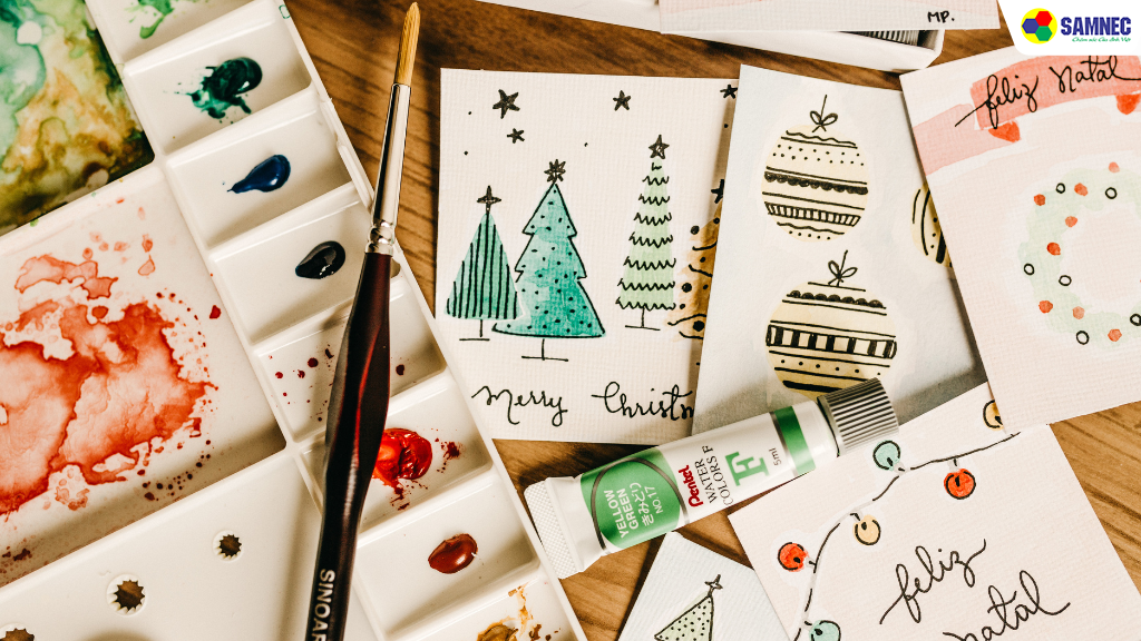 Làm thiệp Noel