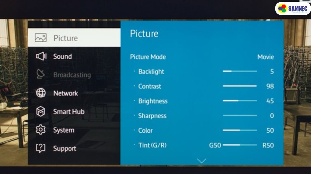 Bước 2: Chọn Hình ảnh > Chế độ hình ảnh 