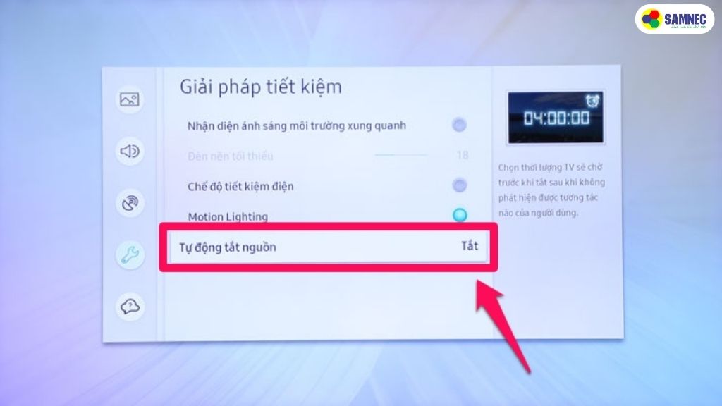 Tự động tắt nguồn