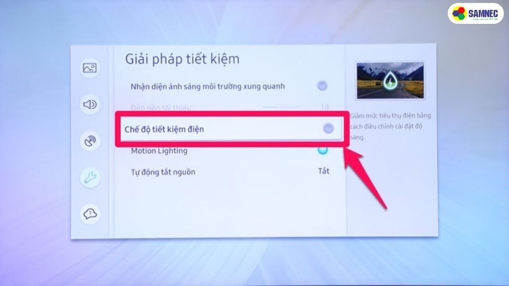Chế độ tiết kiệm điện