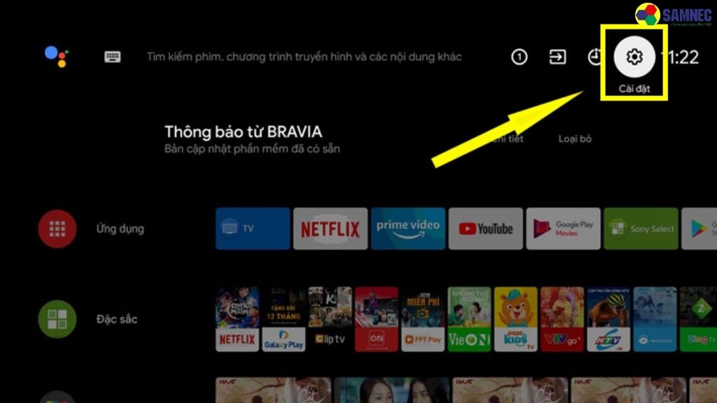 Cách bật chế độ tiết kiệm điện trên tivi Sony