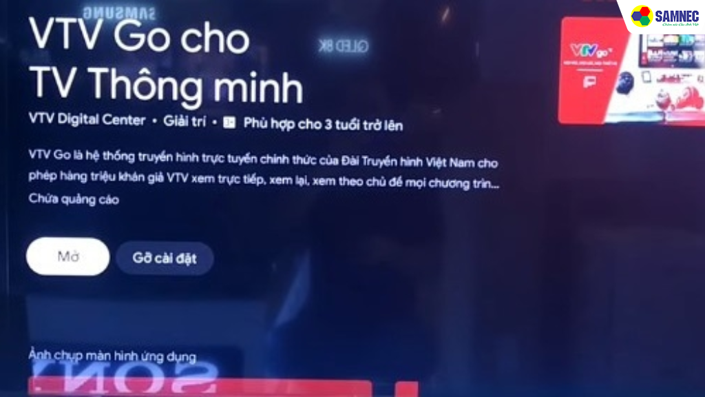 Bước 5: Sau khi cài đặt xong, , nút Cài đặt sẽ biến thành nút Mở. Nhấn tiếp vào nút Mở.