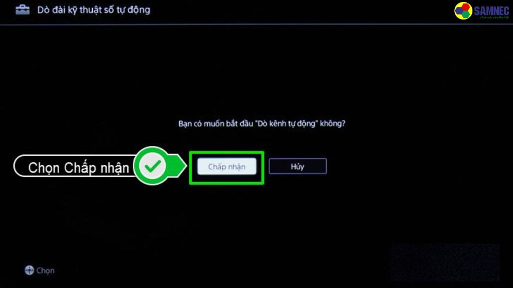 Bước 5: Chọn Yes (Chấp nhận).