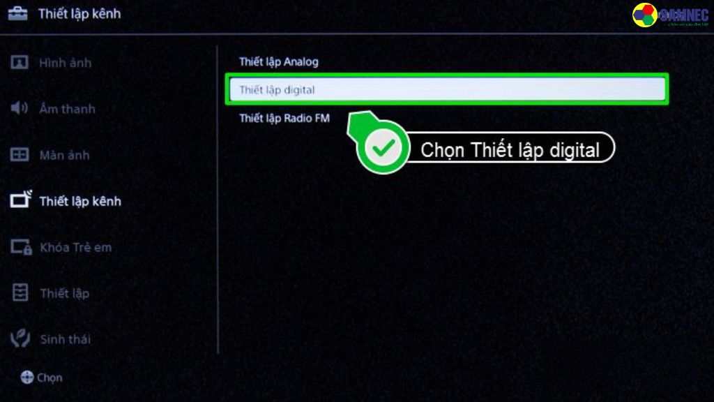 Chọn Digital (Kỹ thuật số)