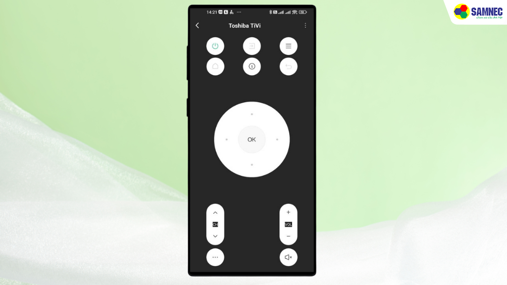 Điều khiển tivi Toshiba bằng ứng dụng trên điện thoại 