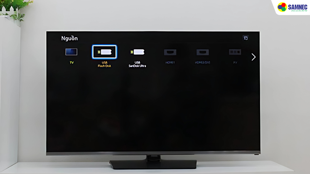 Cách sao chép dữ liệu trên tivi Samsung