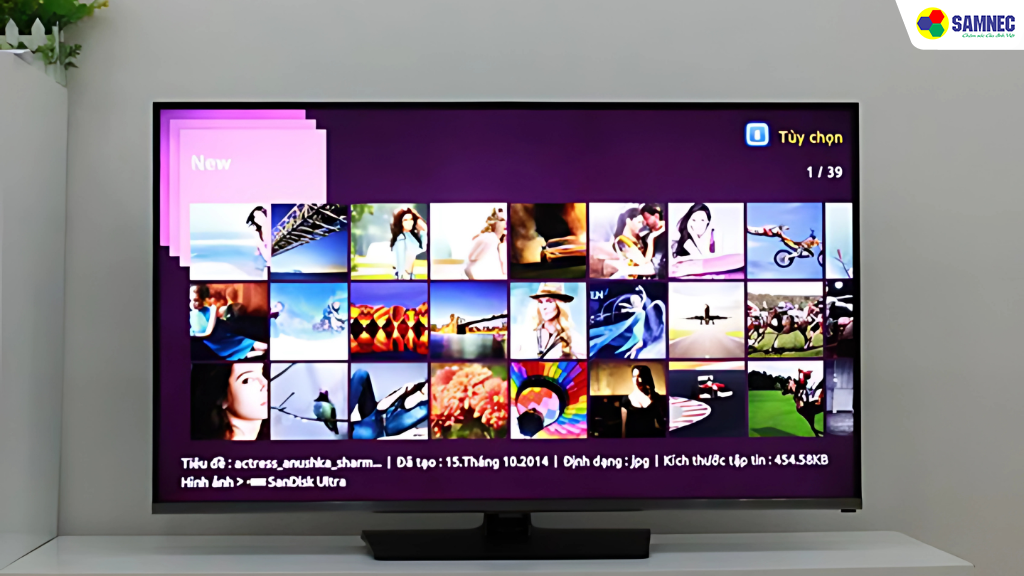 Cách sao chép dữ liệu trên tivi Samsung