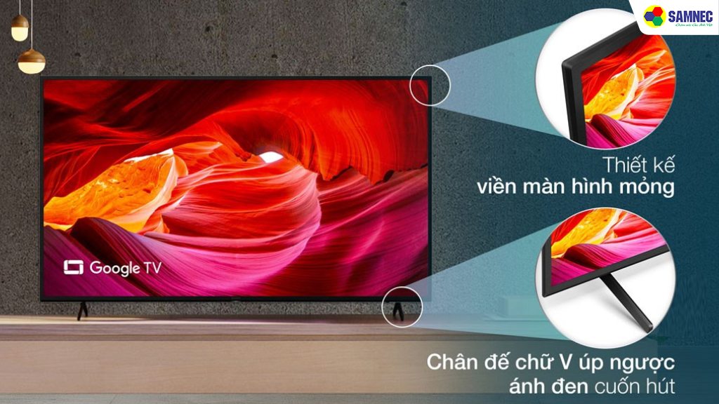 Đánh giá về thiết kế Tivi Sony KD-65X75K