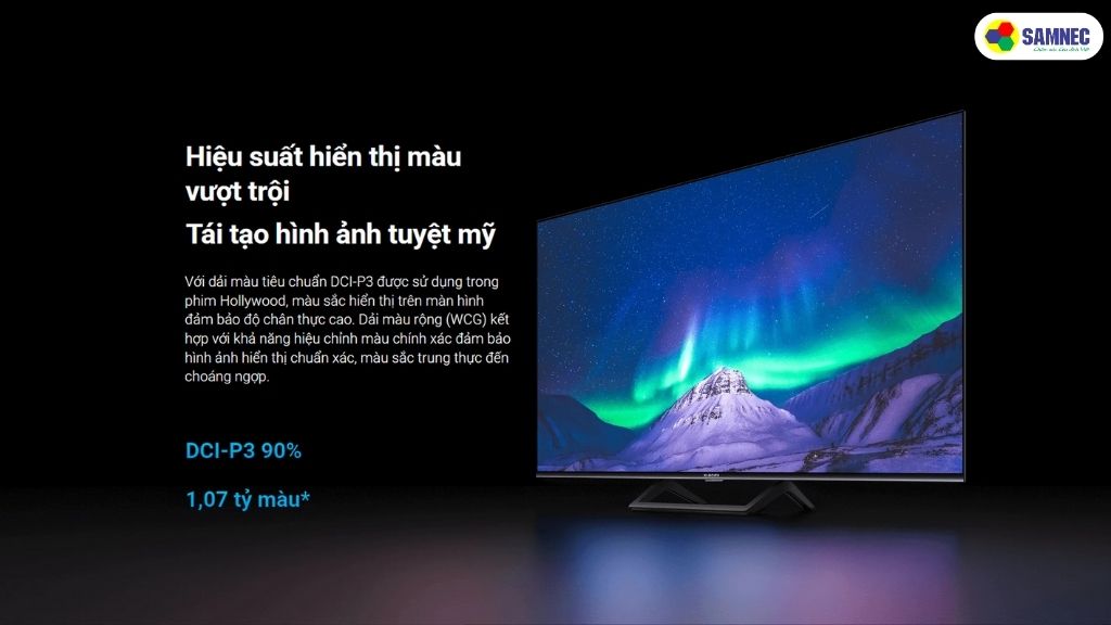 Màn hình 4K sắc nét, sống động