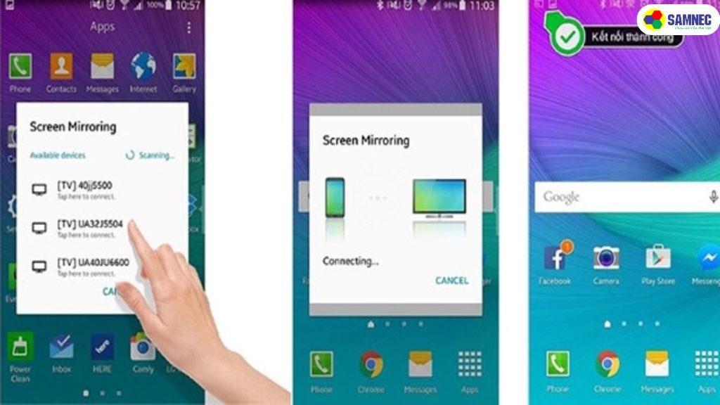 Bước 2: Chọn thiết bị điều khiển là Tivi, sau đó chọn hãng tivi bạn muốn điều khiển.