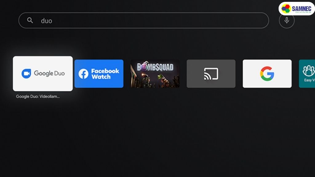 Bước 2: Tìm kiếm và tải xuống ,cài đặt Google Duo