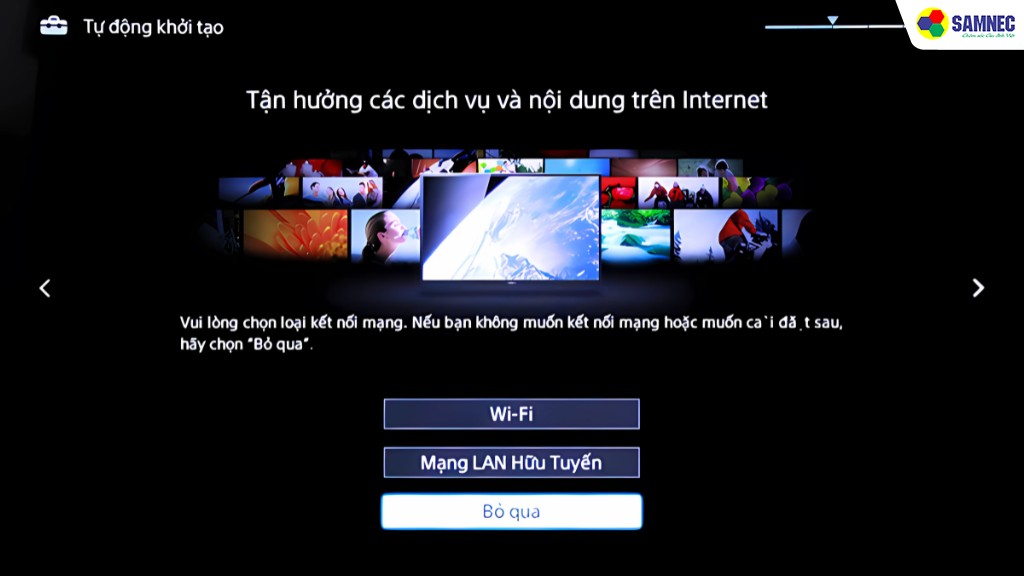 khôi phục cài đặt gốc tivi Sony bằng phím cứng