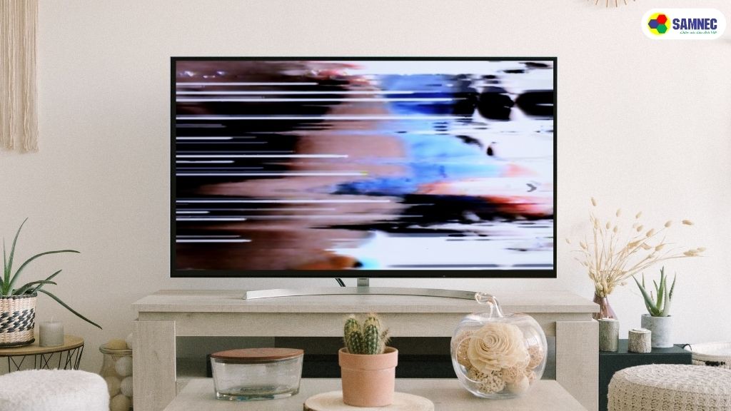 Màn hình tivi Sony xuất hiện sọc ngang, sọc dọc