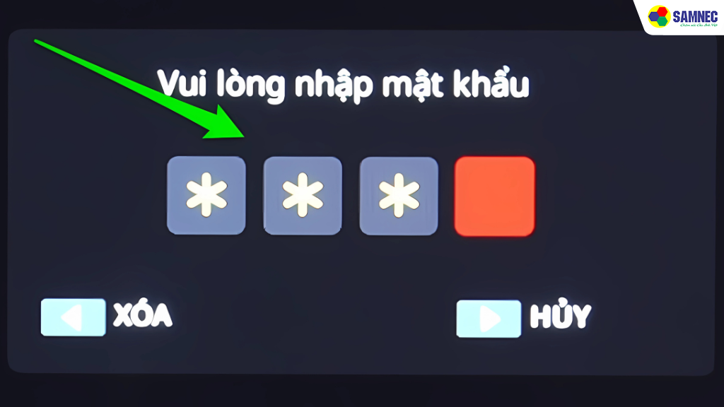 Quên mã pin tivi Toshiba 