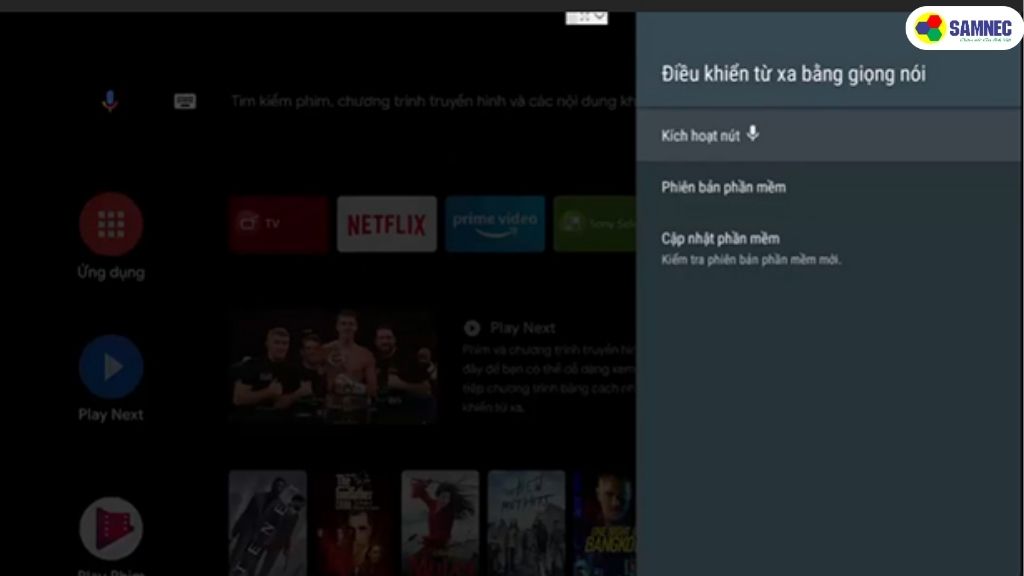 Cập nhật lại phần mềm của remote