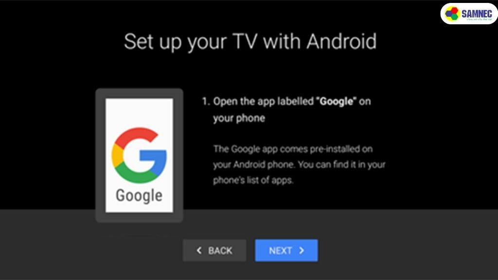 Thiết lập lại Google TV/ Android TV