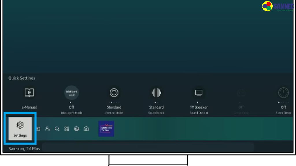 Bước 1: Nhấn nút Home, vào Cài đặt.