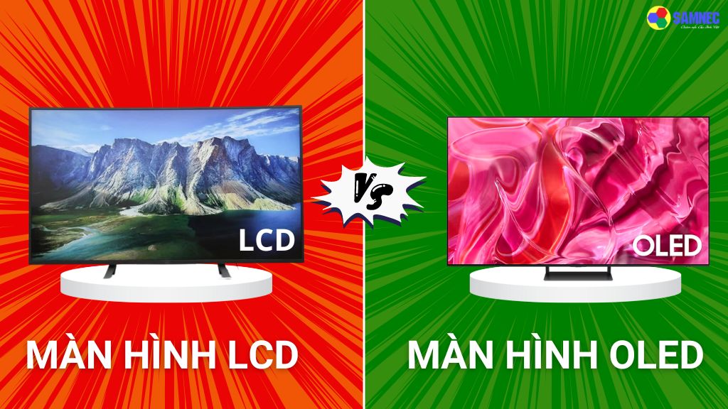 màn hình oled và lcd