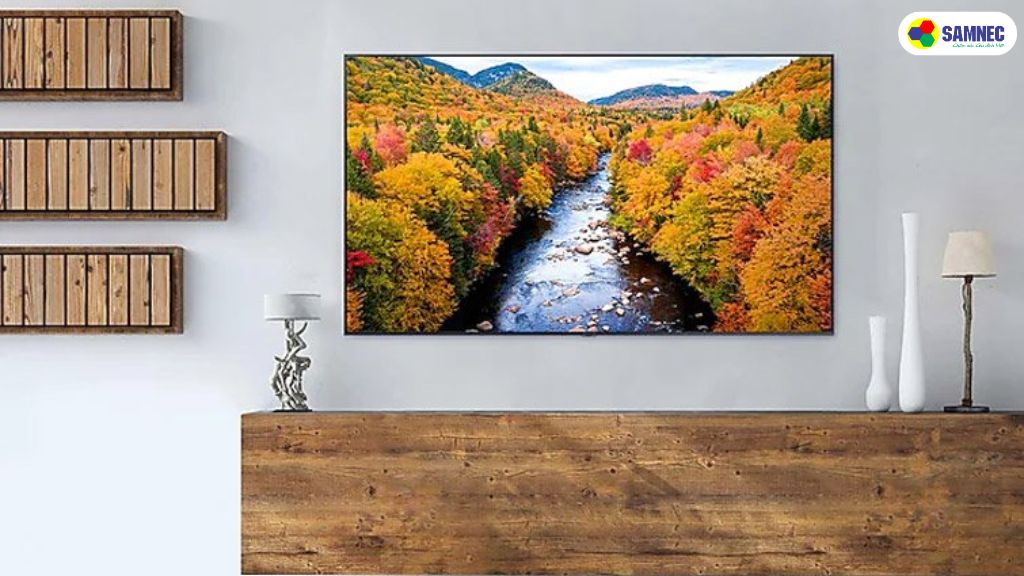 Smart Tivi Samsung Crystal 4K 65 inch UA65AU7700KXXV thiết kế sang trọng phù hợp nội thất