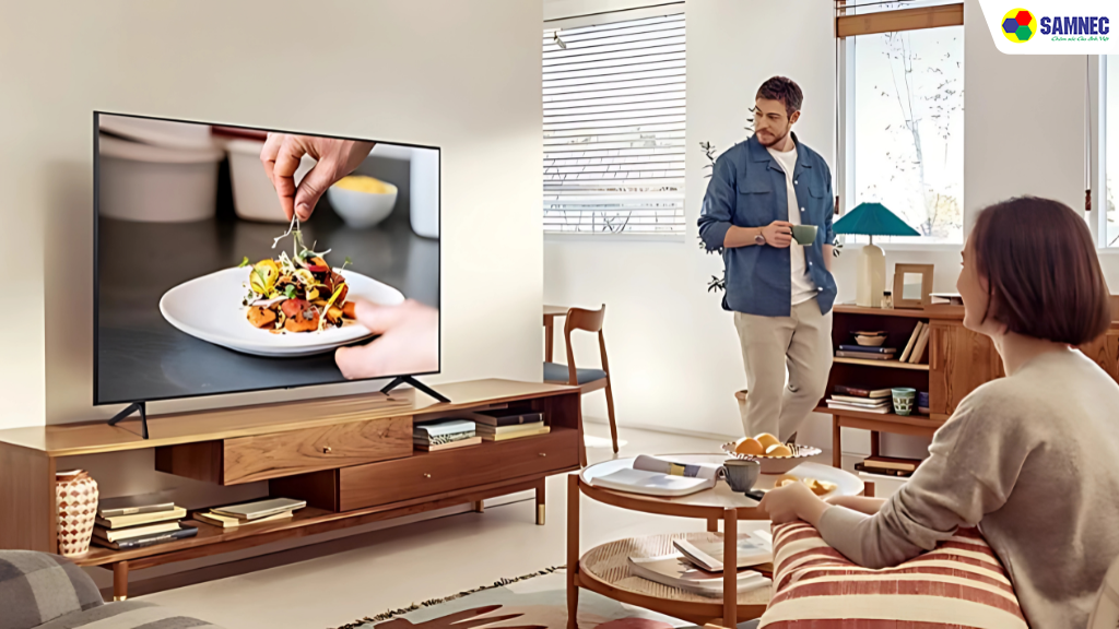 Thiết kế của Samsung 75DU7700 và 75AU7700