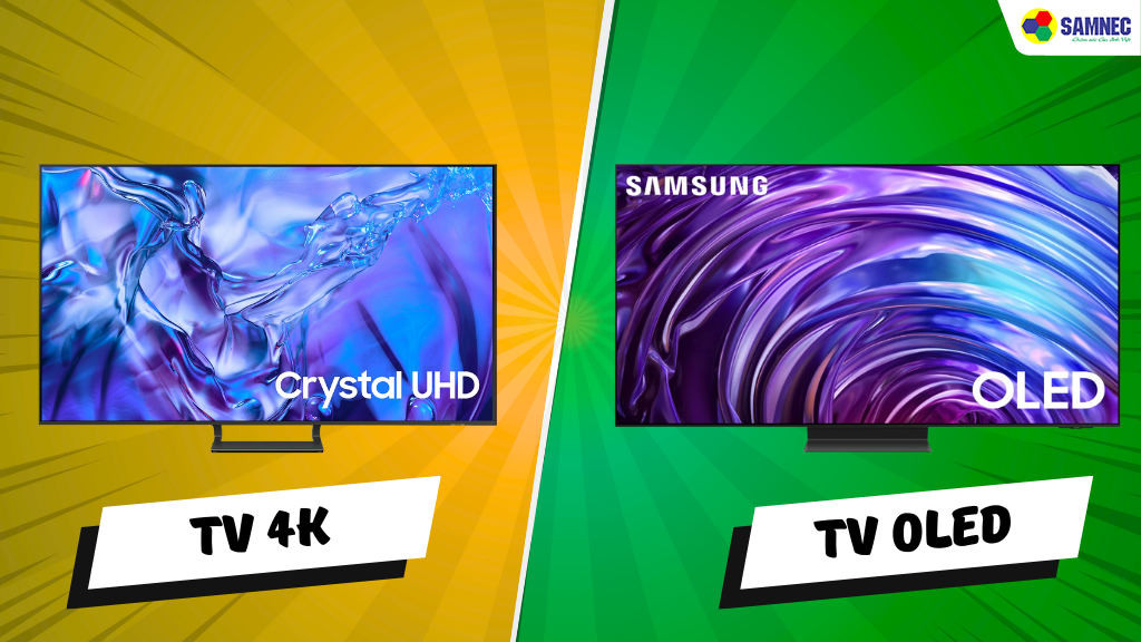 So sánh tivi 4K và OLED