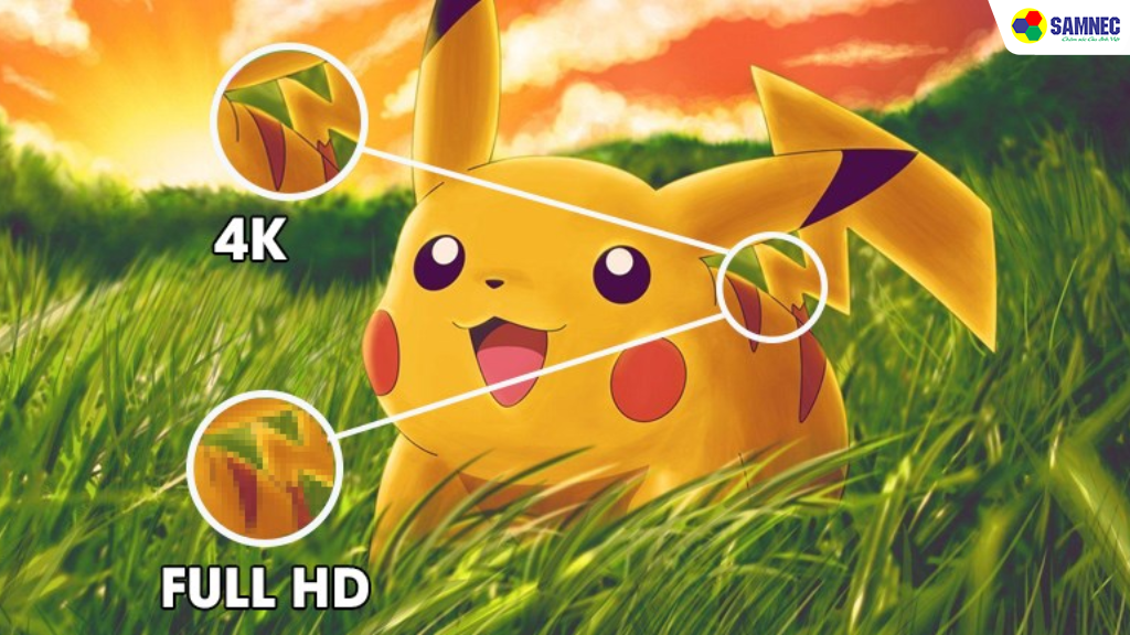 Hình ảnh siêu sắc nét với độ phân giải 4K Ultra HD