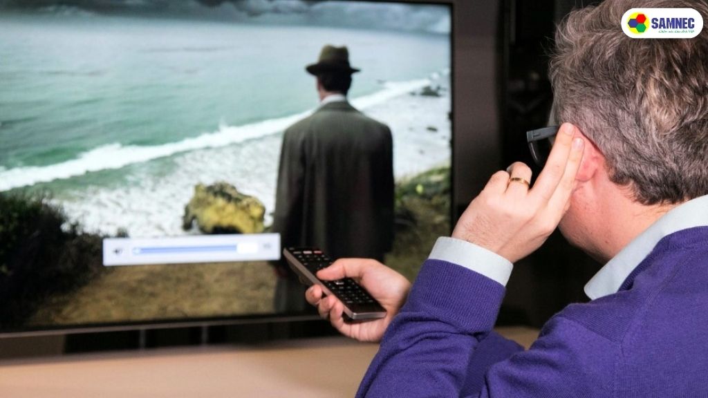 Do chưa điều chỉnh âm thanh trên thiết bị nguồn