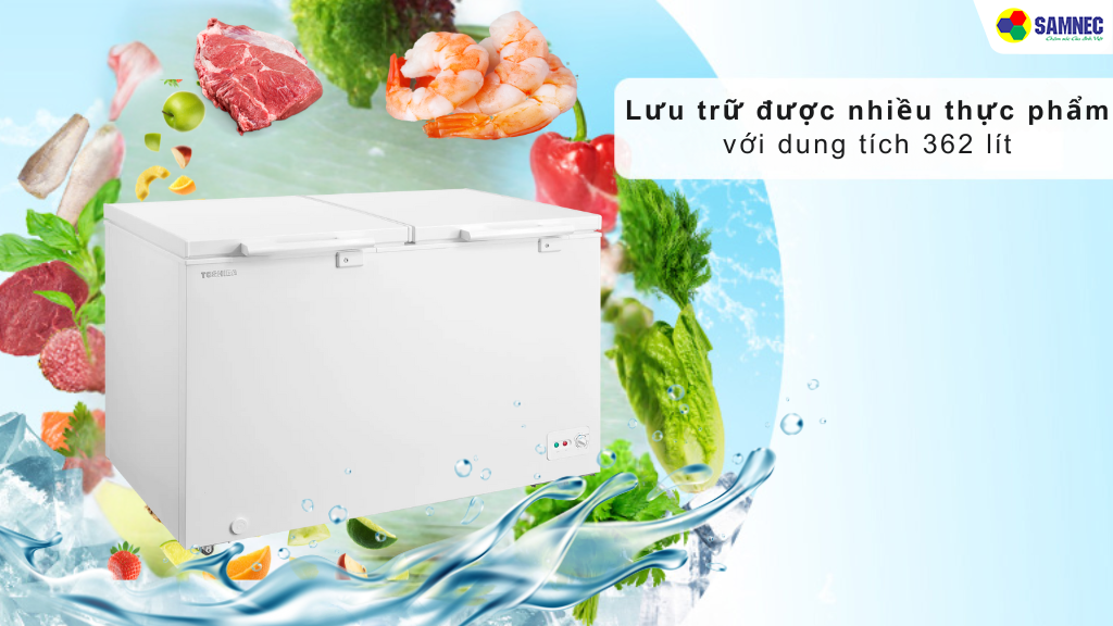 Không gian rộng rãi 362 Lít