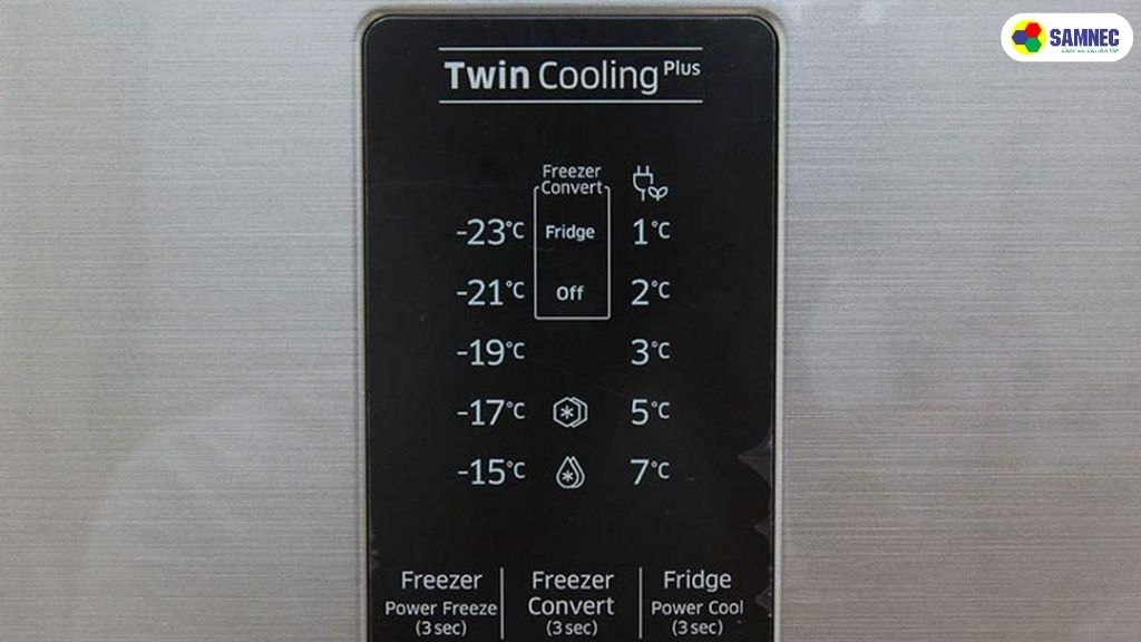 Dấu hiệu khi bảng điều khiển tủ lạnh Samsung bị hỏng