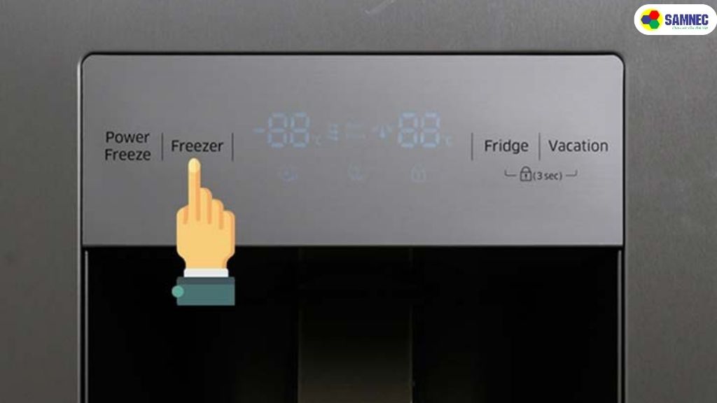 Điều chỉnh nhiệt độ ngăn đông