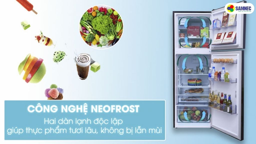 Công nghệ NeoFrost trên tủ lạnh Beko