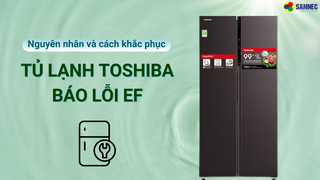 lỗi ef tủ lạnh toshiba