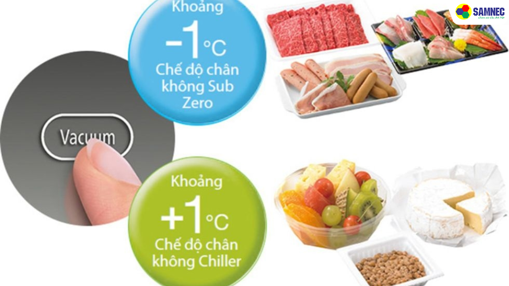 Linh hoạt chuyển đổi vùng nhiệt độ