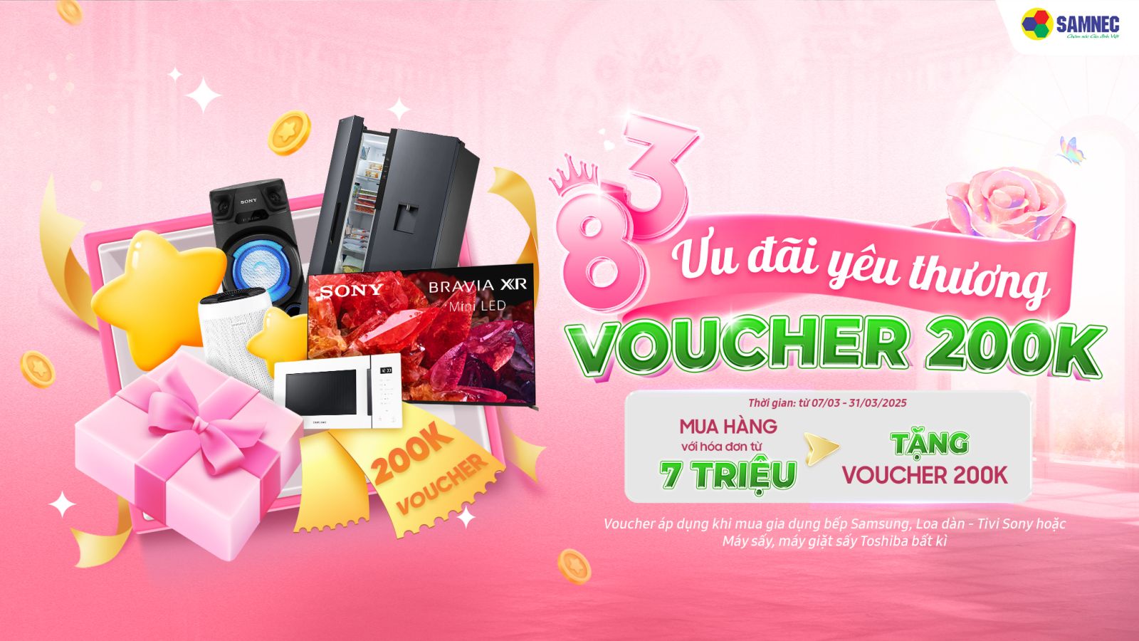 Ưu đãi yêu thương – Voucher 200k