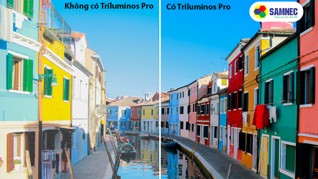 Công nghệ Triluminos Pro của tivi Sony