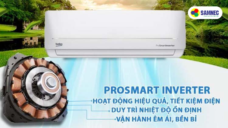 Công nghệ Promart Inverter trên điều hòa Beko 9000 BTU RSSC09AW