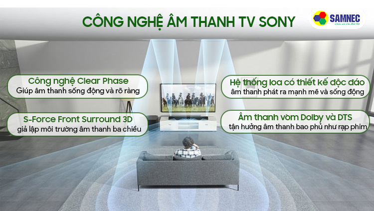 Công nghệ âm thanh tivi Sony