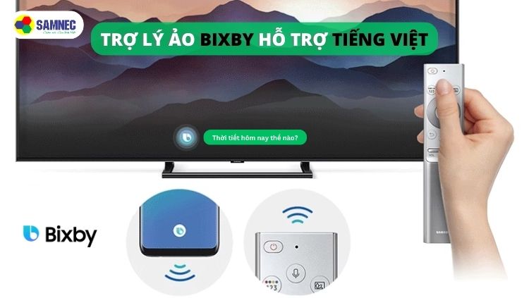 Trợ lý ảo Bixby hỗ trợ tiếng Việt trên tivi Samsung