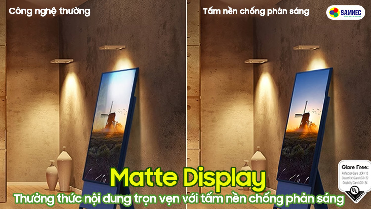 Công nghệ chống phản sáng Matte Display