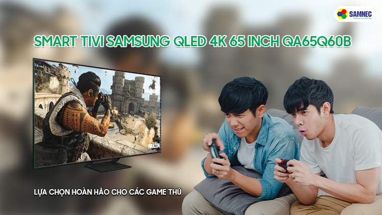 Smart Tivi Samsung QLED 4K 65 inch QA65Q60B