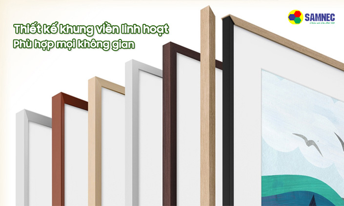 Thiết kế khung viền hiện đại phù hợp mọi không gian