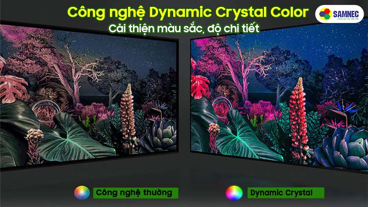 Công nghệ Dynamic Crystal Color trên tivi SAMSUNG BU8000