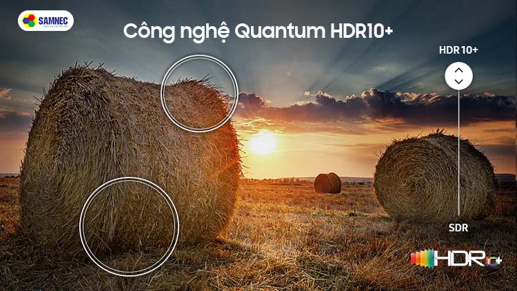 Công nghệ lượng tử HDR10+ trên tivi SAMSUNG Q70B